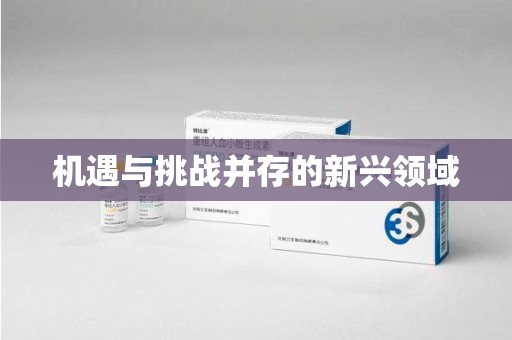 江门机遇与挑战并存的新兴领域