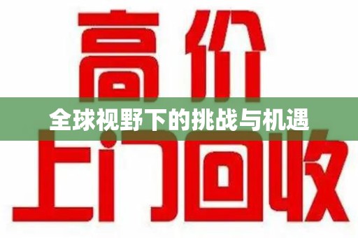 江门全球视野下的挑战与机遇